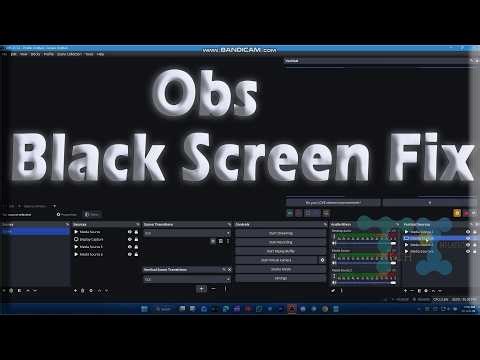 obs black screen game capture fix