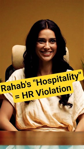 Rahab's Spicy HR Meeting. Yelp review and all. #funny #jesus #shorts