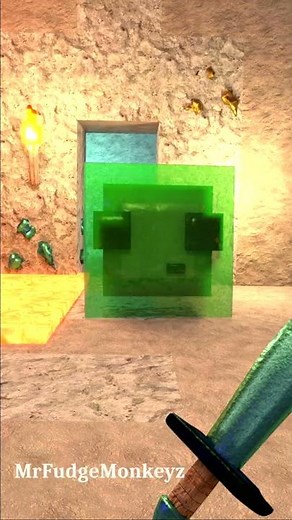 Minecraft Slime Encounter #Shorts