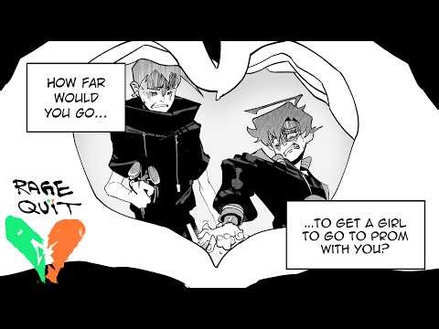 They're playing HIGH STAKES Gay Chicken | RAGE QUIT Manga Dub