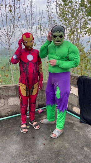 hulk vs iron man fight for beautiful girls #shorts