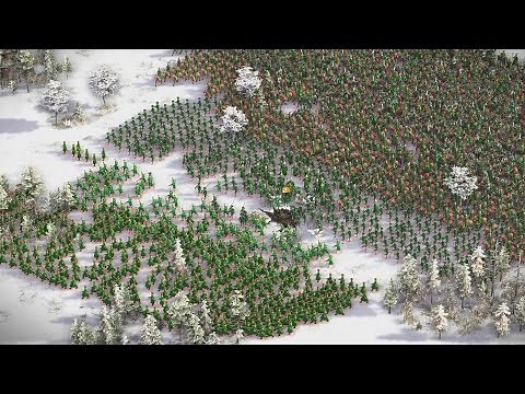 Cossacks 3 - 2v2v2v2 WINTER WAR | Multiplayer Gameplay