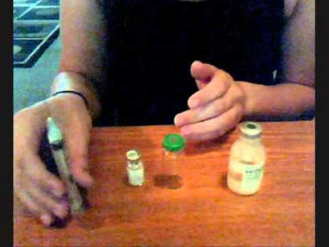 How I Mixed My HCG for Injections (5000 IU)