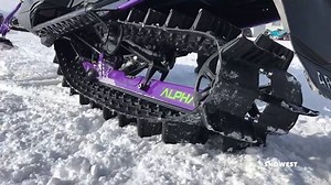 We’ve had a lot of people asking for more details on how the Mountain Cat Alpha One mono rail skid and track work together. Here’s a closer look at how the track follows the ground while the Alpha One skid flexes with the chassis. @arcticcat_snow #snowestmagazine | SnoWest Magazine