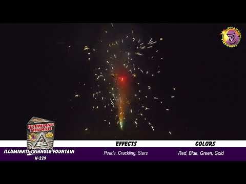 H 229 Illuminati Triangle Fountain