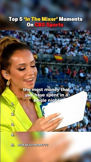 Top 5 ‘In The Mixer’ Moments on CBS Sports #footballrankings