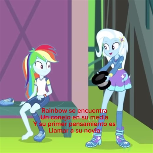 La historia de Flutterdash y Rainbow Dash en My Little Pony Equestria Girls