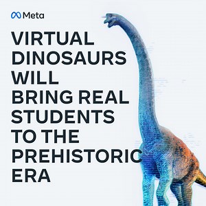 206K views · 714 reactions | Meta is helping build the metaverse so future students can study herds of mighty Brachiosauruses up close. | Meta | Facebook