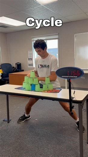 Which sequence was the easiest? #sportstacking #cupstacking #speedstacking #speedstacks #fast
