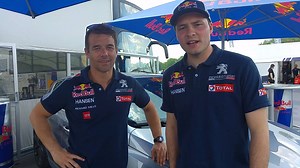 Quand les pilotes Peugeot engagé en FIA World Rallycross Championship souhaitent bonne chance aux concurrents de la #RCZRacingCup. Merci Sébastien Loeb et Davy Jeanney Il y en a pour tous les goûts ce week-end, entre le #Rallycross à Mettet et la #RCZRacingCup à Pau, régalez-vous et encouragez-nous !!! | Peugeot Sport