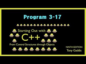 Starting Out with C++ from Program 3_17