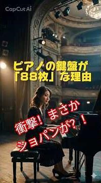 ピアノの鍵盤が「88枚」な衝撃の理由…🎹 ショパンやリストが…？！