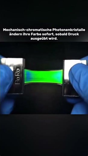 🟦 Farbwechselnde Kristalle unter Druck