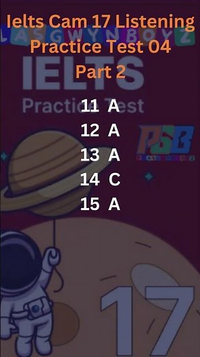 Ielts Cam listening test 17-4 with answers - Practice for high score