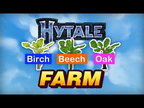 Birch, Beech & Oak Tree Farm Layouts - Hytale