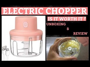 Electric Chopper I Electric Garlic Chopper I Electric Mini Garlic Chopper I Electric Mini Chopper I