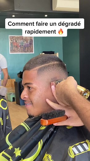 Dégradé rapide 🔥 #barber #barbershop #coiffure