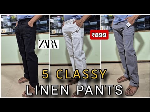 BEST LINEN PANTS FOR MEN IN 899 🔥 LINEN TROUSERS