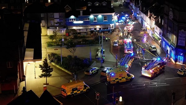 Huge emergency response to fire in Bognor Regis