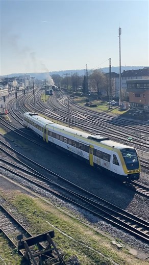 DB Baureihe 612 Regioswinger Neigetechnik-Dieseltriebzug in Tübingen Hbf #br612 #bwegt