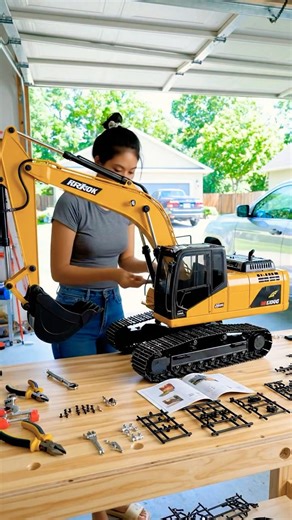 Rc excavator time lapse #rcexcavator #rc #foryou #viral #shorts