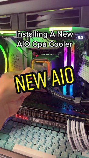 Installing A New AIO Cpu Cooler