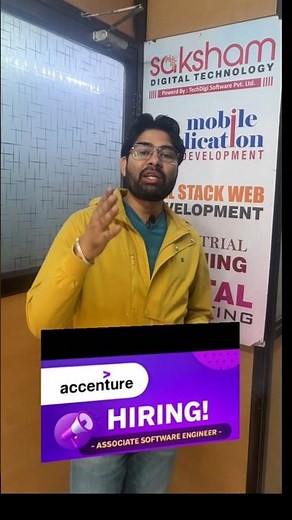 Accenture – Associate Software Engineer Opportunity for Passing Out Batch 2024 & 2025 🎊🎊