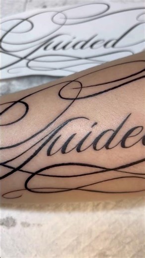 Custom Script Tattoos😮‍💨 IG: ‪@mojo3tattoo‬ #fineline #script #forearmtattoo #tattoo #shorts
