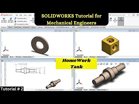 SOLIDWORKS Tutorial for beginners | Mechanical Engineers