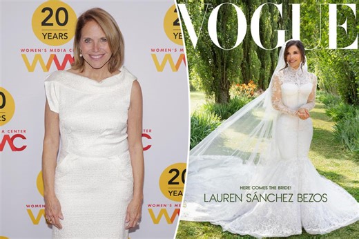 Katie Couric slams Lauren Sanchez’s wedding style as outdated, ‘tacky’ in scathing post