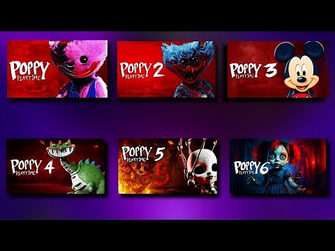 Poppy Playtime CH 1–6 FULL GAME MOVIE (4K) + All SECRET Endings EXPLAINED (No Commentary)