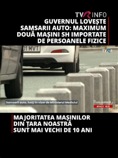 O persoană fizică nu va putea aduce din alte state mai mult de două mașini la mâna a doua, pe care să le înmatriculeze în România #fyp #tvrinfo #fy #news #foryoupage❤️❤️ #viralRomania #Romania #masini #secondhand #auto