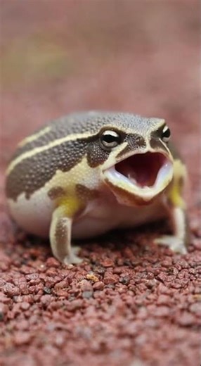 Grumpy Frog King! 👑 #cute #frog #funny