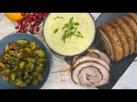 Karácsonyi porchetta, baconos kelbimbó