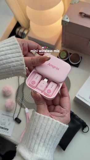 Unboxing Amgras Pink Wireless Microphone!