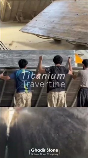 Titanium Travertine | Available in slabs & blocks