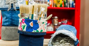DIY Denim Baskets