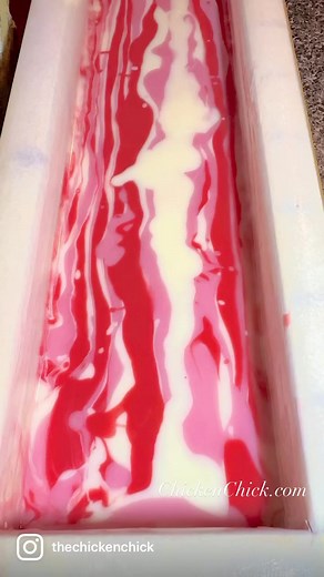 30K views · 712 reactions | Swirling Soap Top! #satisfying Candy Cane Soap! SHOP My Handcrafted Soaps—> https://the-chicken-chick.com/shop/ 﫧﫧﫧﫧﫧#satisfying #soap #realsoap #handmade #coldprocesssoap #coldprocess #taiwanswirl #soapmaking #soapmaker #vegansoap #wetsoap #soaptops #candycane | The Chicken Chick | Facebook