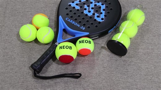 Padel Racket Beach Tennis Racket Carbon Surface 3D Frosted Surface With EVA Memory Foam Core Tennis Padel High-quality