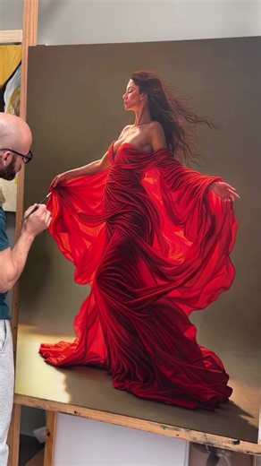 ‏#artgallery #tiktok #explore #oilpainting #canvas | painting on canvas