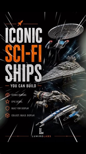 Top Sci-Fi Ships You Can Actually Build 🚀 | Star Wars, Star Trek & More