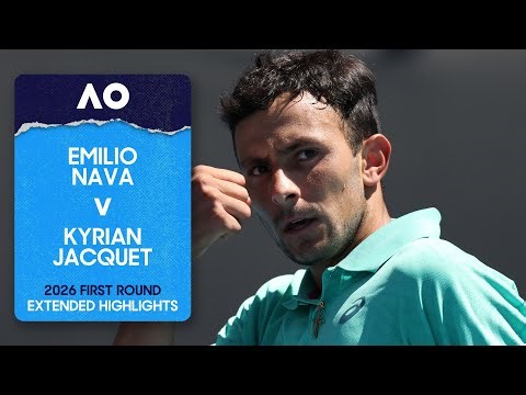 Emilio Nava v Kyrian Jacquet Extended Highlights | Australian Open 2026 First Round