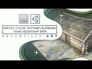 Unity Height Vertex Colors textures blending shader tutorial - Decompiled Art