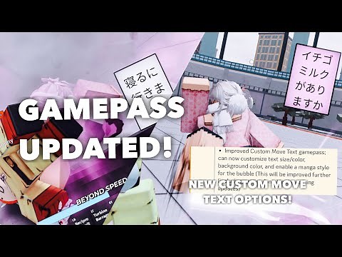 MANGA STYLE TEXT! NEW Custom Move Text Changes! | Heroes Battlegrounds