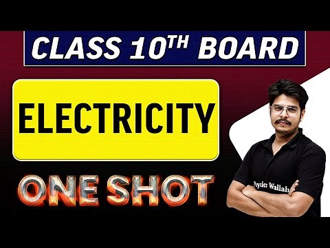 ELECTRICITY in 1 Shot || Class -10th Board Exams