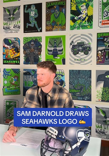 12/10 🔥 #nfl #seahawks #draw #logo #darnold | sam darnold