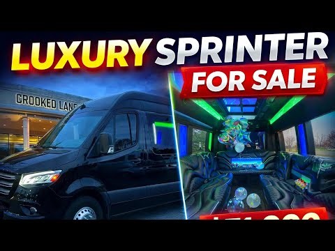 2020 Mercedes Sprinter Luxury Van for Sale | 14 Passenger | Fully Loaded Interior | $71K