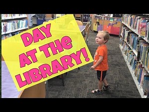 BEST VIDEOS TODDLER'S VISIT TO THE LIBRARY! CHILDREN'S ROOM AT THE LIBRARY! FUN TRIP TO THE LIBRARY!