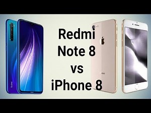 REDMI NOTE 8 vs IPHONE 8 | COMPARATIVO