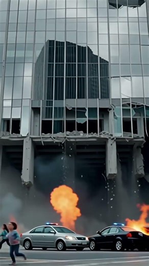 Office Building Explosion Collapse 💥 | Massive Destruction Scene | Cinematic Disaster 4K